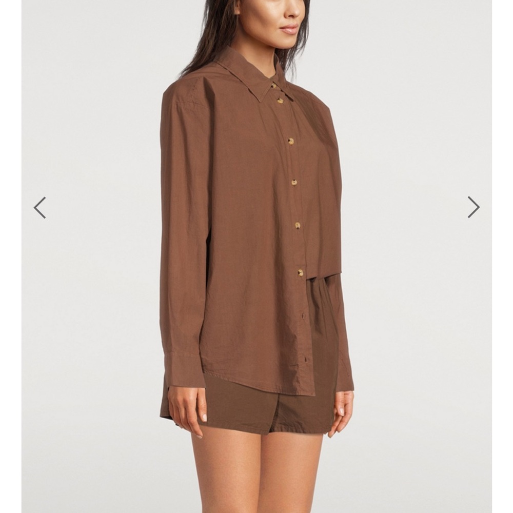 DONNI Cotton Poplin Shirt - Picture 6 of 8